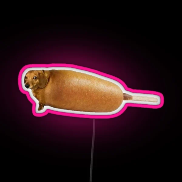 Corn Dog RGB Neon Sign
