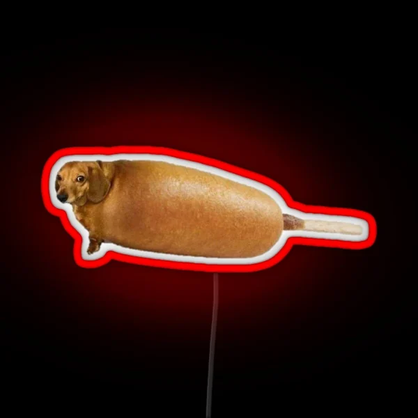 Corn Dog RGB Neon Sign