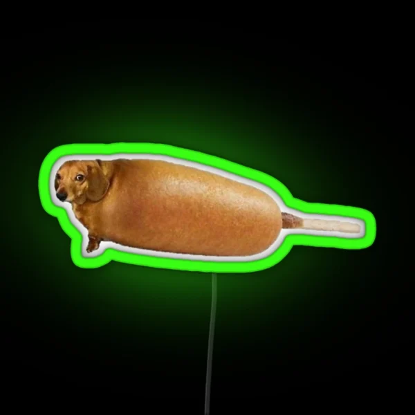 Corn Dog RGB Neon Sign