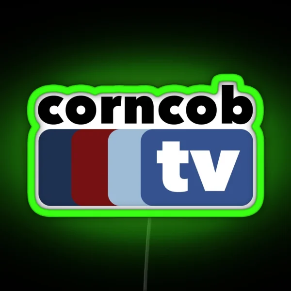 Corncob TV Logo RGB Neon Sign