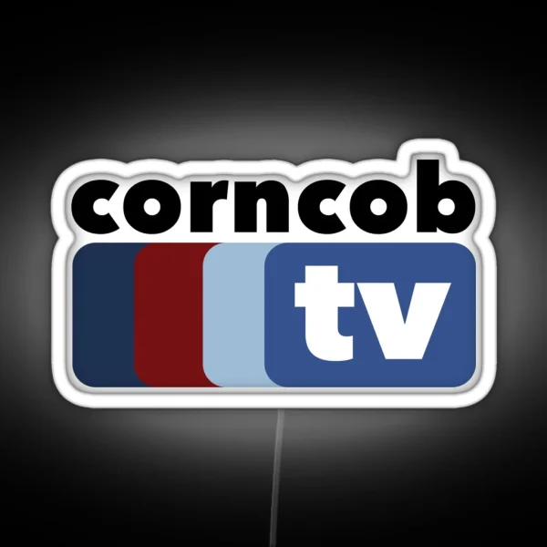 Corncob TV Logo RGB Neon Sign