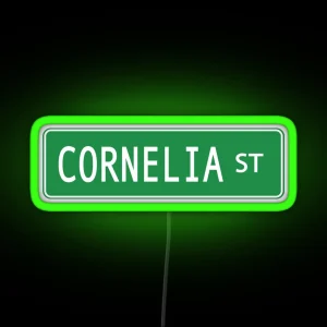 Cornelia Street Lover RGB Neon Sign