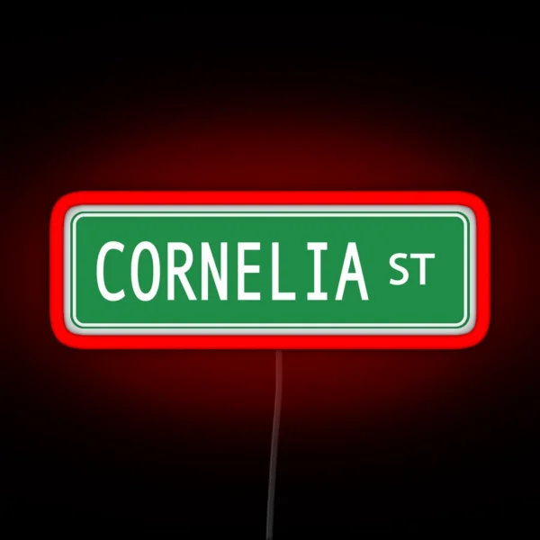 Cornelia Street Lover RGB Neon Sign