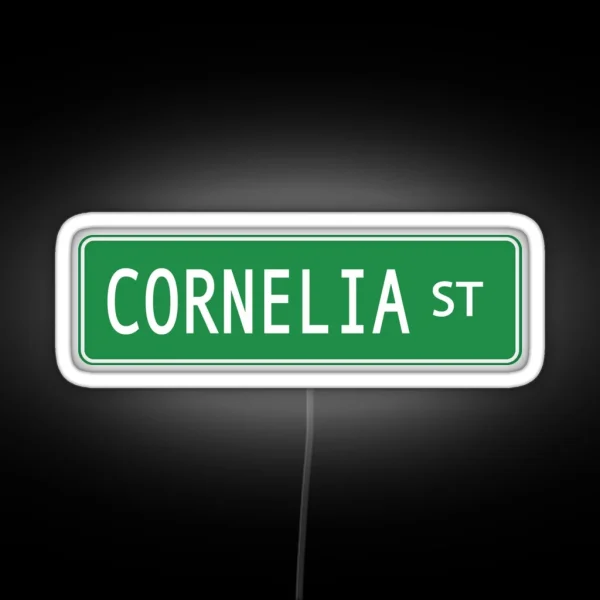 Cornelia Street Lover RGB Neon Sign