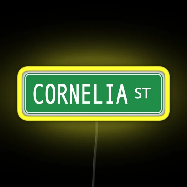 Cornelia Street Lover RGB Neon Sign