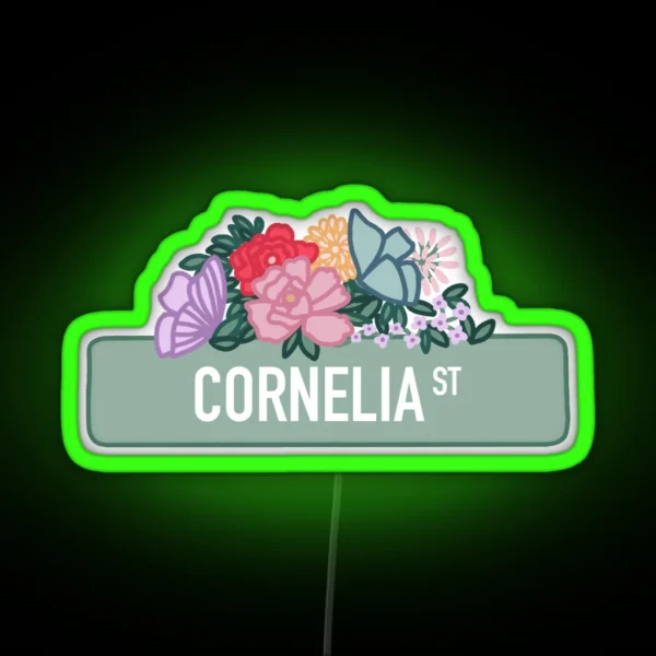 Cornelia Street RGB Neon Sign