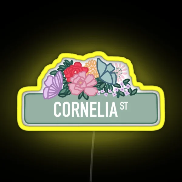 Cornelia Street RGB Neon Sign