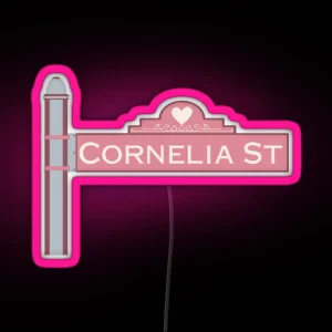 Cornelia Street Sign RGB Neon Sign