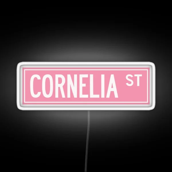 Cornelia Street Taylor Swift RGB Neon Sign