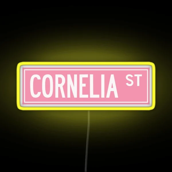 Cornelia Street Taylor Swift RGB Neon Sign