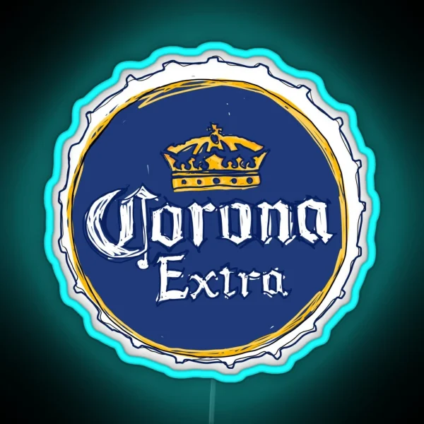 Corona POP Lid RGB Neon Sign