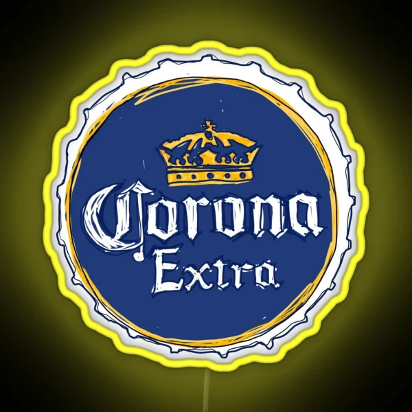 Corona POP Lid RGB Neon Sign