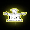 Graduation Recognition Neon Sign for COVID-19 Commemoration Personalized Gift Ideas