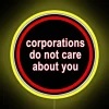 Anti Corporate Rebellion LED Sign: Bold Statement Against Systemic Injustice