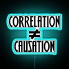 Bright Neon Wall Sign for Critical Thinkers Cautioning Against Assumptions