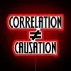 Critical Thinking Reminder in Bright Neon RGB Color Scheme