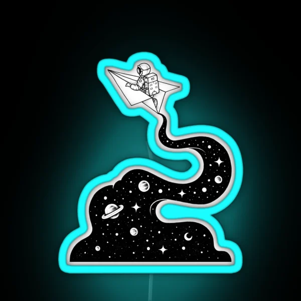 Cosmic Journey RGB Neon Sign