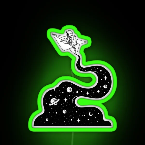 Cosmic Journey RGB Neon Sign