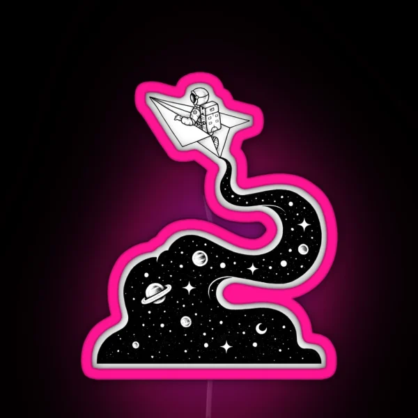 Cosmic Journey RGB Neon Sign