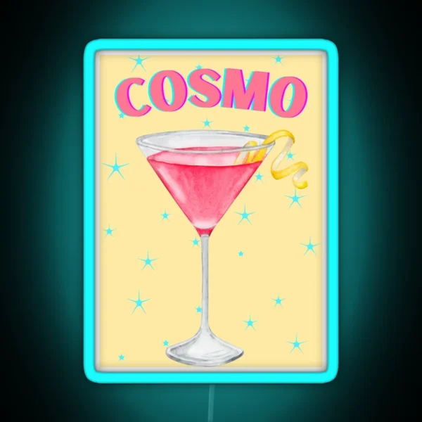 Cosmopolitan Cosmo RGB Neon Sign