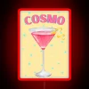 Add urban chic with vibrant cosmopolitan-themed RGB neon lighting ambiance.