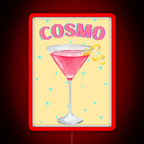 Cosmopolitan Cosmo RGB Neon Sign