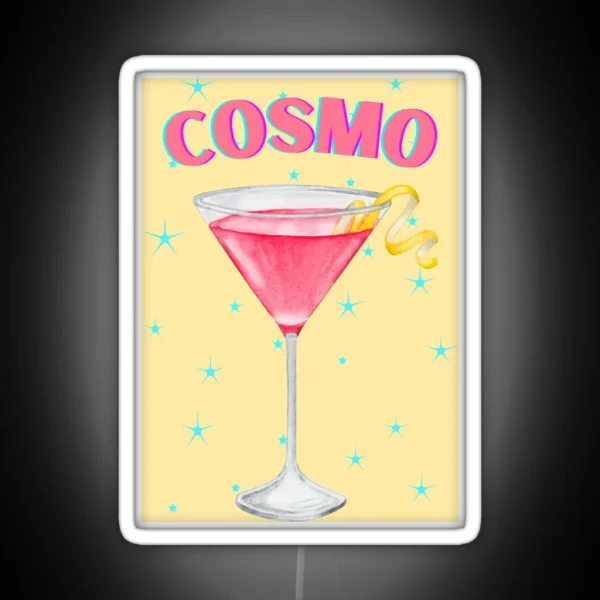 Cosmopolitan Cosmo RGB Neon Sign