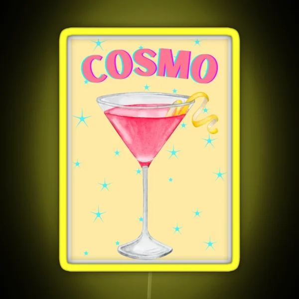 Cosmopolitan Cosmo RGB Neon Sign