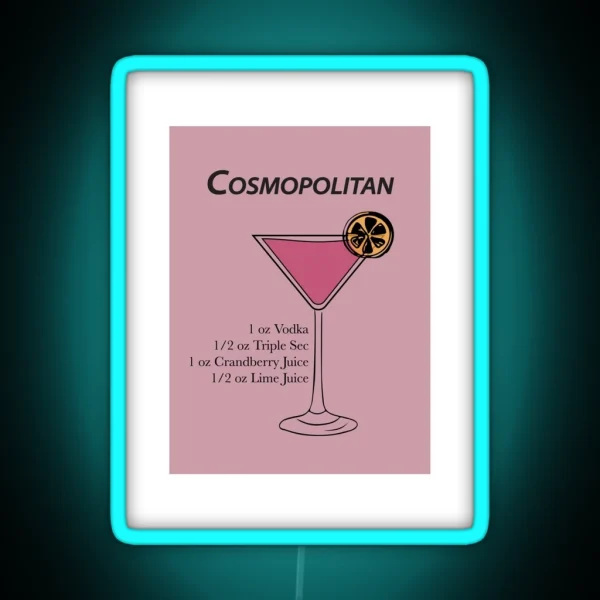 Cosmopolitan RGB Neon Sign