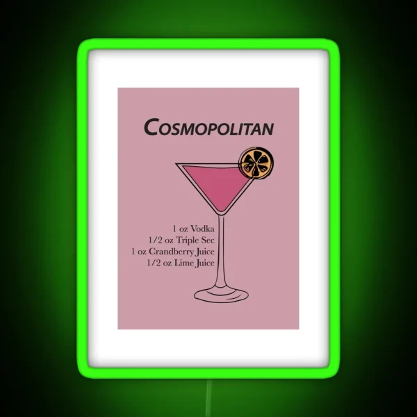 Cosmopolitan RGB Neon Sign