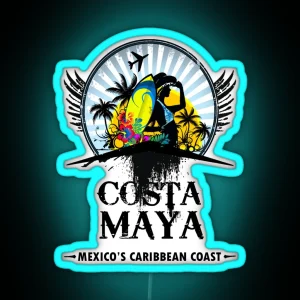 Costa Maya RGB Neon Sign