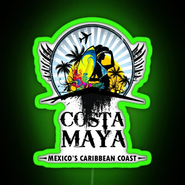 Costa Maya RGB Neon Sign