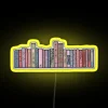 Cottagecore ambiance with personalized bookshelf shelf lighting display decor