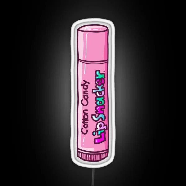 Cotton Candy Flavor Lip Gloss From The 90 S RGB Neon Sign