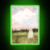 Whimsical cotton candy sky inspired RGB neon decorative wall art.