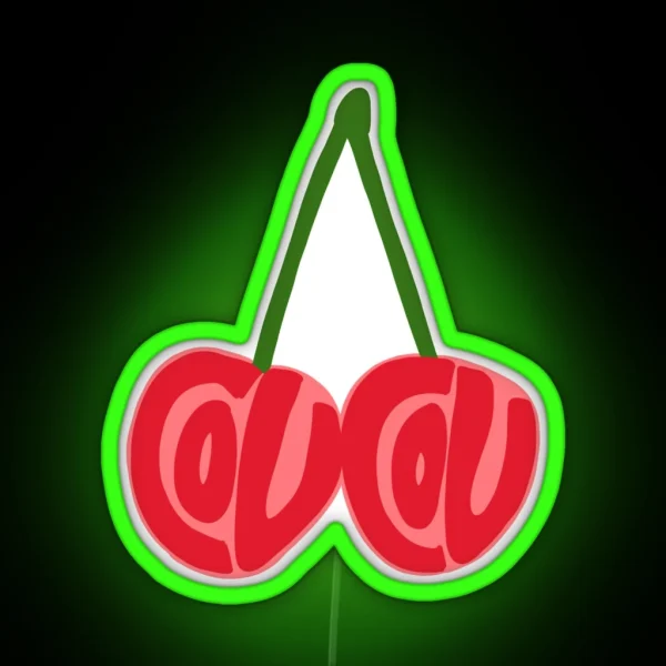 Cou Cou Cherry RGB Neon Sign