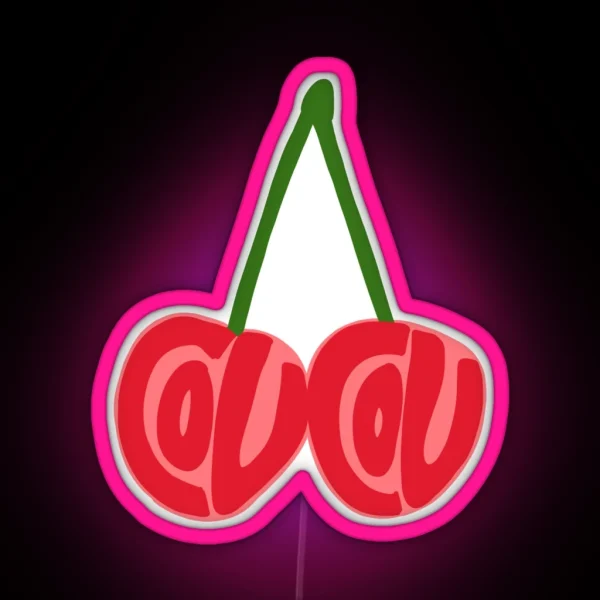 Cou Cou Cherry RGB Neon Sign