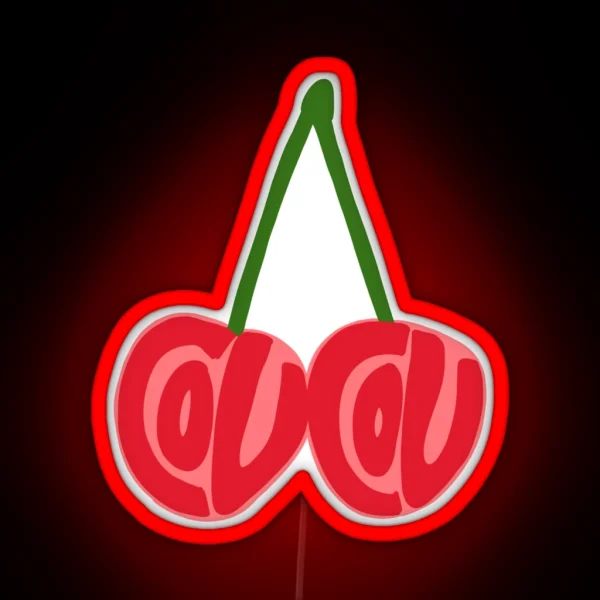 Cou Cou Cherry RGB Neon Sign