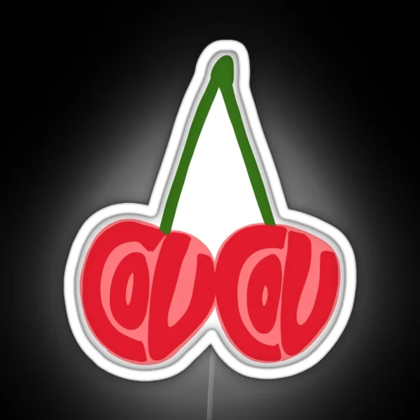 Cou Cou Cherry RGB Neon Sign