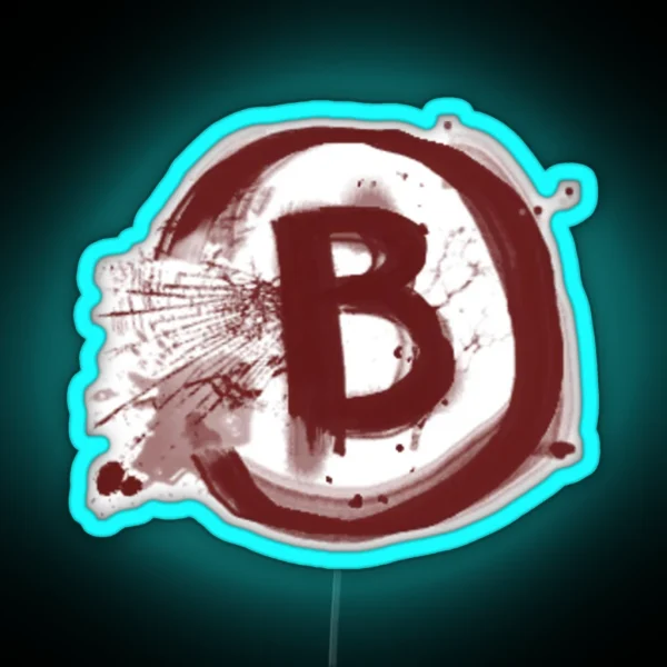 Counter Strike B Site RGB Neon Sign
