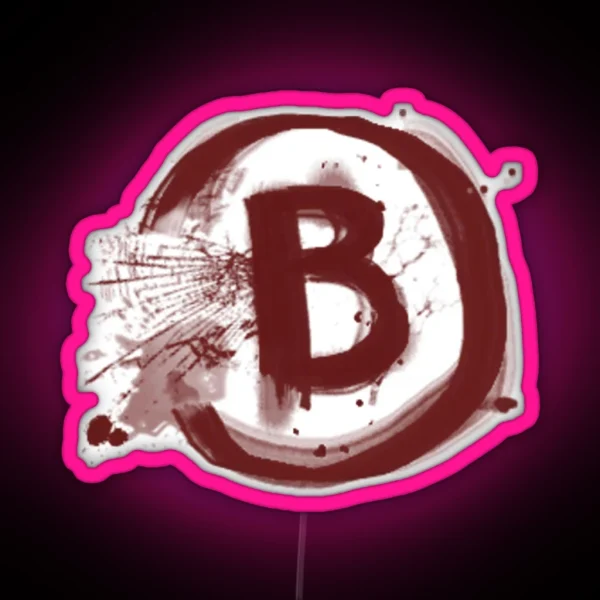 Counter Strike B Site RGB Neon Sign