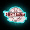 Galway Ireland RGB Neon Sign for Home Bar Decorations and Bars