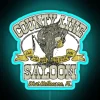 Vintage country themed County Line Saloon RGB LED neon bar sign