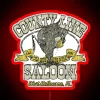 Retro-Style County Line Saloon Neon Sign with RGB Color Changing Option