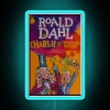 Whimsical Charlie and the Chocolate Factory RGB Neon Wall Sign Artwork