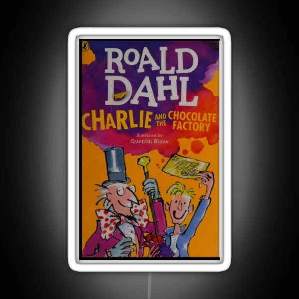 Cover Of Charlie And The Chocolate Factory RGB Neon Sign