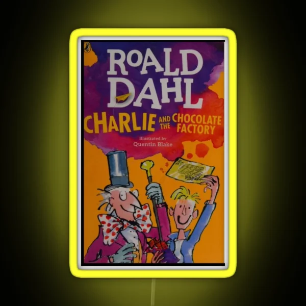 Cover Of Charlie And The Chocolate Factory RGB Neon Sign