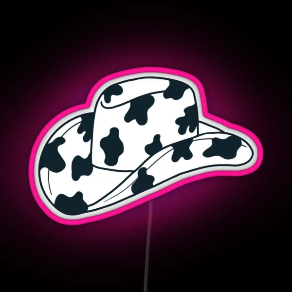 Cowgirl Hat RGB Neon Sign