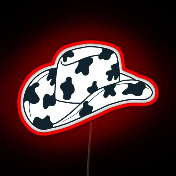 Cowgirl Hat RGB Neon Sign