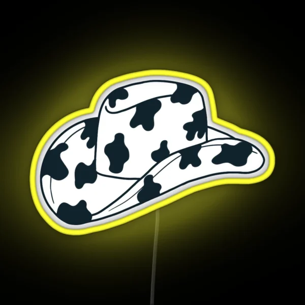 Cowgirl Hat RGB Neon Sign